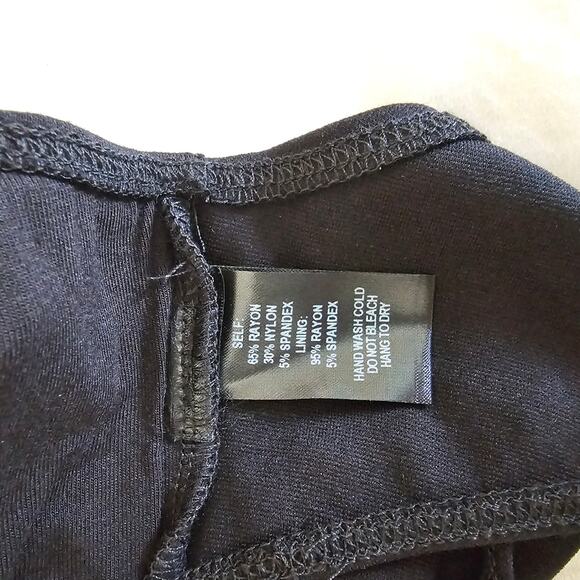 NWT Lulus Black Cutout Backless Bodysuit- Size S, Made in USA New with tags - Picture 7 of 7